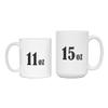 Mechanic Powered By Caffeine Funny Coffee Lover EKG ECG Gift Mug, 15-Ounce White view 2