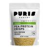 PURIS Organic Pea Protein Crisps, Certified Organic Pea Protein Isolate, Keto Protein Crunch, Made 100% in The USA, Non-GMO, Gluten Free, No Sugar, No Soy, 18g Protein, 7g Carbs, Unflavored view 1