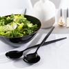 12 Piece Set of Novelty Serving Spoon & Spork Black for Dinner Parties, Wedding, Thanksgiving view 2