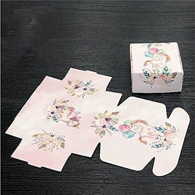 20pcs Floral Paper Box Handmade soap Crafts Jewelry Wedding Gift Packaging Box (5,65x65x30mm)