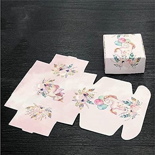 20pcs Floral Paper Box Handmade soap Crafts Jewelry Wedding Gift Packaging Box (5,65x65x30mm)