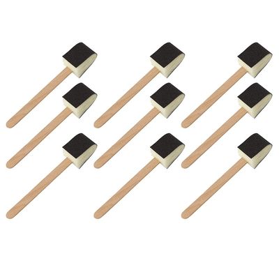 9pcs Crevice Brush Cleaning Brush Cleaning Tool Kitchen Supply Window Brush Useful Brush One-time Brush Practical Practical Sponge Brush