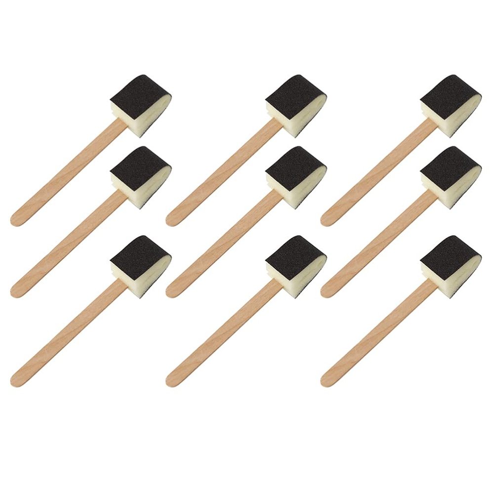 9pcs Crevice Brush Cleaning Brush Cleaning Tool Kitchen Supply Window Brush Useful Brush One-time Brush Practical Practical Sponge Brush