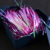 250 Grams Iridescent Plastic Hamper Shreds DIY Gift Wrapping Confetti Basket Filler Party Supplies (Rose Red) view 3