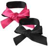 2Pcs Satin Eye Mask Sleep Mask, Adjustable Blindfold Soft Satin Eye Covers Gifts for Women for Travel, Nap, Meditation, 157cm/62inch (Black and Red) view 1
