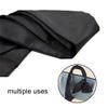 2Pcs Satin Eye Mask Sleep Mask, Adjustable Blindfold Soft Satin Eye Covers Gifts for Women for Travel, Nap, Meditation, 157cm/62inch (Black and Red) view 4