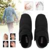 ZJING Diabetic Slippers for Men Extra Wide Adjustable Comfy Edema Swollen Feet Indoor Outdoor House Shoes, Adjustable Memory Foam Flat Shoes,Black,8 view 2