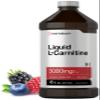 Horbach L-Carnitine Liquid 16 oz | 3000 mg | Berry Flavor | Vegetarian Formula | Non-GMO, Gluten Free Supplement view 1
