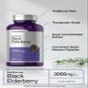 Horbach Black Elderberry | 300 Capsules | Non-GMO, Gluten Free | Sambucus Supplement view 3