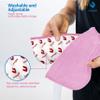 ZOMAPLE Heated Eye Mask, Rose Gold  Soothing Moist Heat for Dry, Tired Eyes  Quick Microwave Prep, Adjustable Strap, Travel Pouch & Plush Washable Cover  Reusable, Cord-Free Warm Compress for Eyes view 4