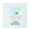 Personalized Gender Reveal Paper Beverage Napkins  50 Pc. view 1