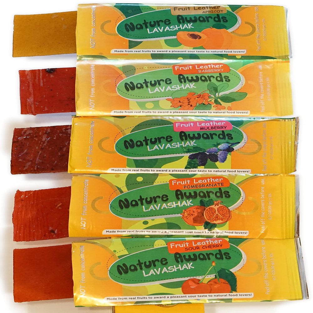 Variations of Nature Awards Fruit Leather (lavashak for USA) (Multiple, 20 Pieces)