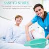 Bedpan with Lid 1Pcs Plastic Healthcare Bed Pan Pan Emergency Device for Handicapped Elderly view 3