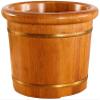 Wood Foot Bath Bucket Wooden Foot Basin Thicken Foot Bath Barrel Foot Tub Natural Wooden Foot Washing Barrel Pedicure Basin Household Relaxing Bubble Foot Massage Bucket Middle-aged And Elderly Health view 1