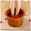 Wood Foot Bath Bucket Wooden Foot Basin Thicken Foot Bath Barrel Foot Tub Natural Wooden Foot Washing Barrel Pedicure Basin Household Relaxing Bubble Foot Massage Bucket Middle-aged And Elderly Health view 3