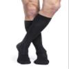 SIGVARIS Mens Essential Cotton 230 Closed Toe Calf-High Socks W/Grip 30-40mmHg view 1