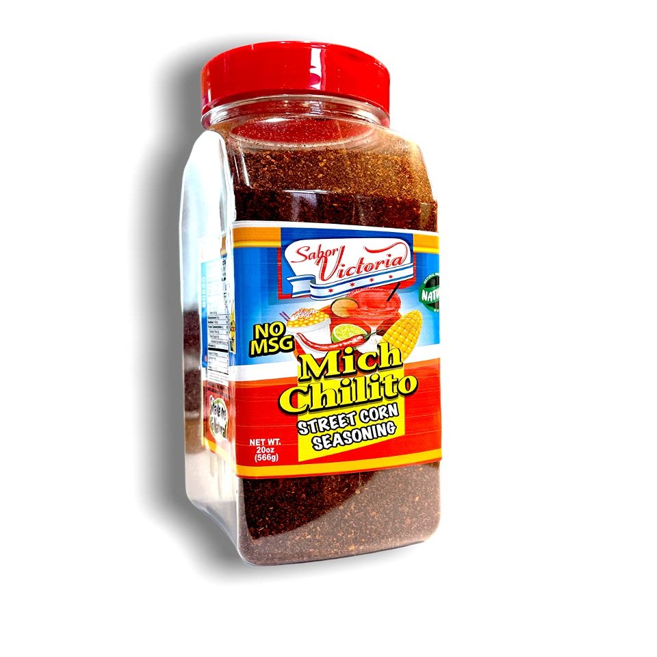 20 OZ MICH-CHILITO STREET CORN SNACK SEASONING (MADE IN CHICAGO NO MSG) GLUTEN FREE