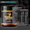 Gorilla Mode Pre Workout - Massive Pumps Laser Focus Energy Power - L-Citrulline, Creatine, L-Tyrosine, Betaine, Hydroprime, Alpha-GPC, 400mg Caffeine, Huperzine A - 812g (Cherry) view 2