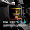 Gorilla Mode Pre Workout - Massive Pumps Laser Focus Energy Power - L-Citrulline, Creatine, L-Tyrosine, Betaine, Hydroprime, Alpha-GPC, 400mg Caffeine, Huperzine A - 812g (Cherry) view 4