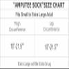 Amputee Sock, "Getn it dun son trucker Sunrise", 3PLY Residual Wound, Over Shrinker Sock view 3