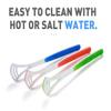 AKOAK 3 Pcs Tongue Scraper Cleaner, Tongue Cleaning Board to Help Eliminate Bad Breath, Reduce Bad Breath, for Adults and Children, Professional Oral Care Tool view 4