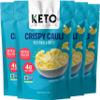 Cauliflower chips Keto bites low carb cauliflower thins (Sea Salt 4) healthy vegetable chips & crisps gluten free cauliflower bites snacks, ketogenic diet friendly, mediterranean, vegan, paleo view 1