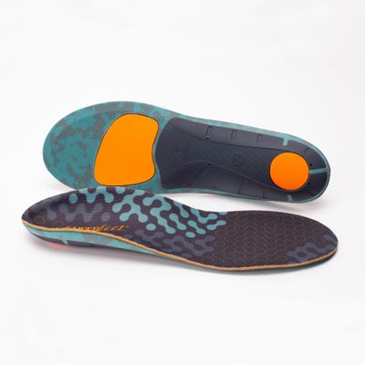 Superfeet Run Cushion High Arch Insoles - High Arch Support - Trim-to-Fit Inserts for Running Shoes - Professional Grade - 7.5-9 Men / 8.5-10 Women
