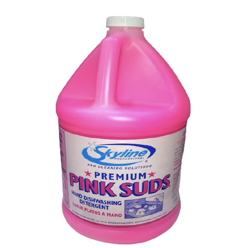 Geemy Premium Hand Dishwashing Pink Suds Detergent 1 Gallon Made in USA
