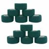 [12 Pack-1" x5Yards] MINGYUE Self Adhesive Bandage Wrap,Athletic Tape,Sports Tape,Wrist and Ankle Wrap Tape,Cohesive Bandage for Vet Tape(Dark Green) view 1
