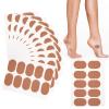 120 Pieces Moleskin Tape Moleskin Adhesive Pads Foot Protection Stickers Anti-wear Heel Sticker for Boots Hiking Reduce Friction Pain Iight Brown view 1