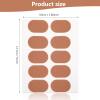 120 Pieces Moleskin Tape Moleskin Adhesive Pads Foot Protection Stickers Anti-wear Heel Sticker for Boots Hiking Reduce Friction Pain Iight Brown view 2