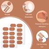 120 Pieces Moleskin Tape Moleskin Adhesive Pads Foot Protection Stickers Anti-wear Heel Sticker for Boots Hiking Reduce Friction Pain Iight Brown view 3