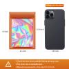100 Pieces Resealable Mylar Bags, 4x6 Mylar Bags with Window, Small Holographic Packaging Bags for Food Storage/Jewelry/Eyelash for Small Business (Orange, 4.1x5.9 Inch) view 2