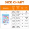100 Pieces Resealable Mylar Bags, Small Holographic Packaging Bags, Smell Proof Mylar Bags for Food Storage/Jewelry/Eyelash for Small Business (Blue, 4.7x7.8 Inch) view 3