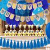 Hanukkah Candy Goodies Bags Chanukah Party Favor Bags Hanukkah Dreidel Menorah Plastic Cellophane Treat Gift Bags for Chanukah Jewish Festival,Wedding,Bridal Shower,Birthday Party Decoration view 3
