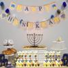 Hanukkah Candy Goodies Bags Chanukah Party Favor Bags Hanukkah Dreidel Menorah Plastic Cellophane Treat Gift Bags for Chanukah Jewish Festival,Wedding,Bridal Shower,Birthday Party Decoration view 4