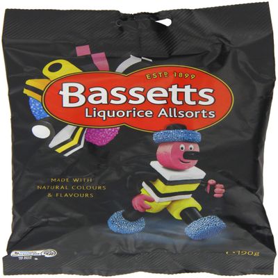 Bassetts Liquorice Allsorts 190g - 4 pack