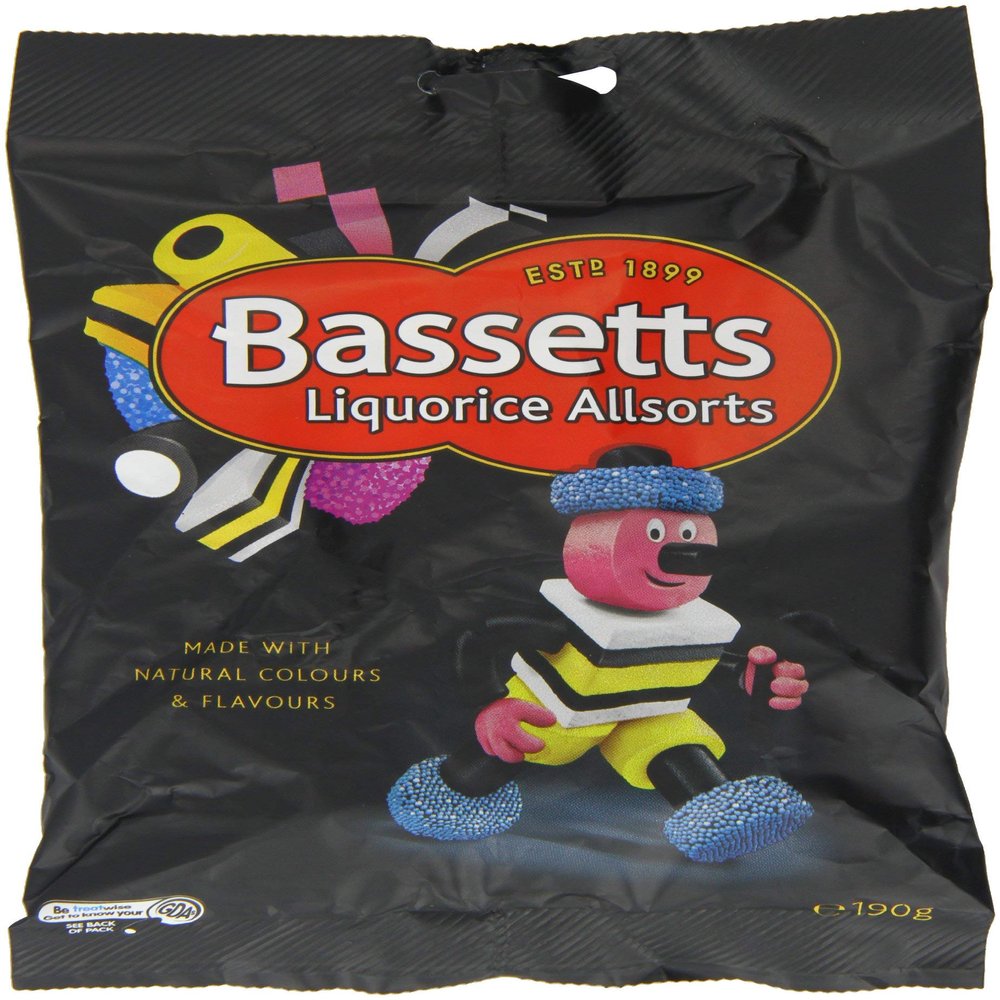 Bassetts Liquorice Allsorts 190g - 4 pack