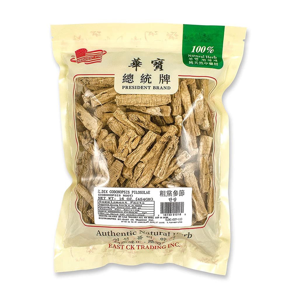 Sweet Post Codonopsis Root - Dang Shen 1lb/16Ounces/454g Dried Radix Codonopsis 100% from Nature Party Ginseng
