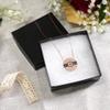 Cardboard Jewelry Boxes 10 Pack - 3.5"x3.5"x1" Bulk Cotton Filled Small Gift Boxes with Lids for Jewelry Packaging (Black Gloss) view 4