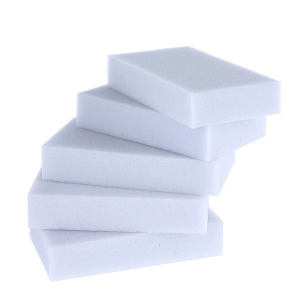 100 Pcs Cleaning Sponge Wipe Magic Melamine Foam Pad Suitable for Bathroom Kitchen Floor Car Cleaning