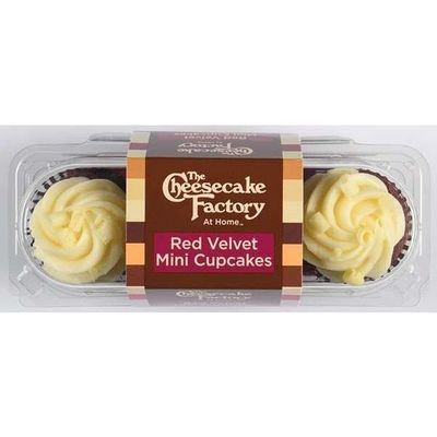 Cheesecake Factory At Home Red Velvet Mini Cupcake - 3 per pack - 12 packs per case.