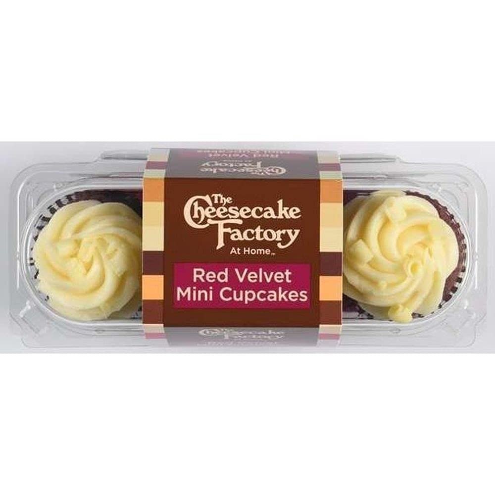 Cheesecake Factory At Home Red Velvet Mini Cupcake - 3 per pack - 12 packs per case.