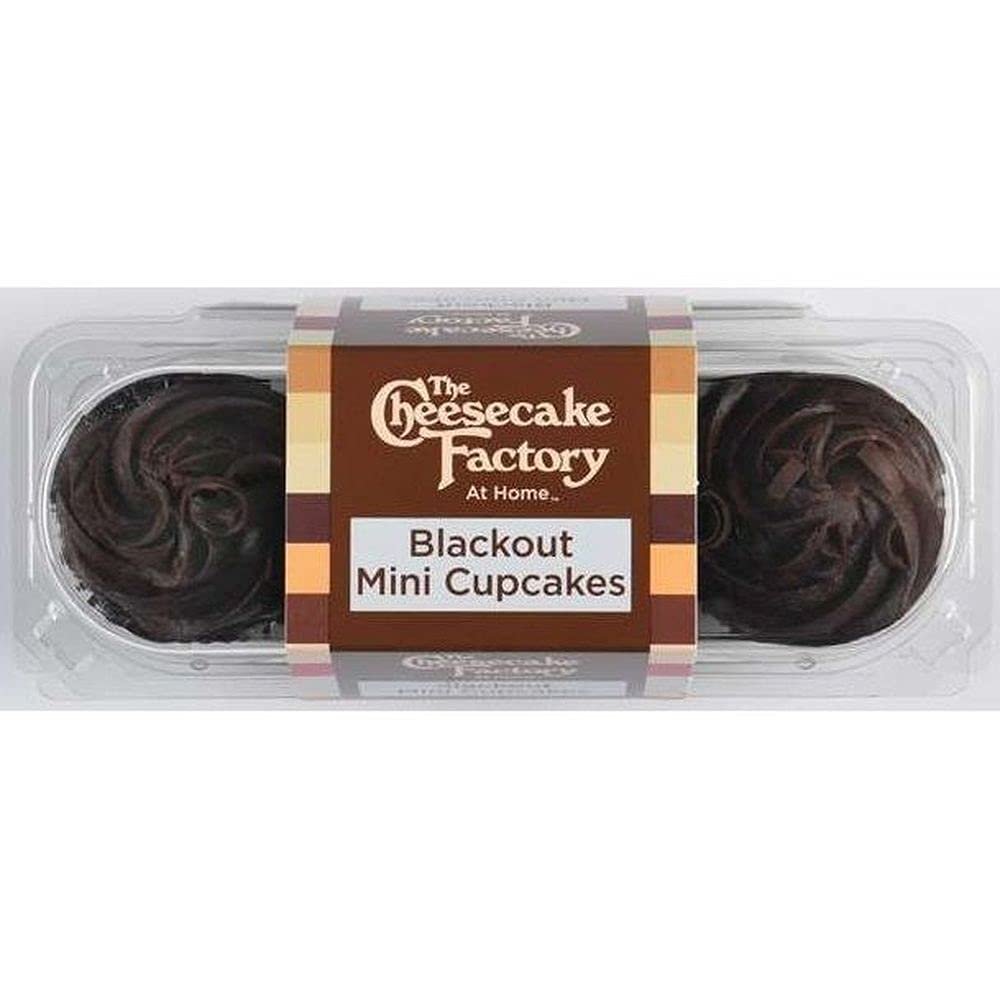 Cheesecake Factory At Home Blackout Mini Cupcake - 3 per pack - 12 packs per case.