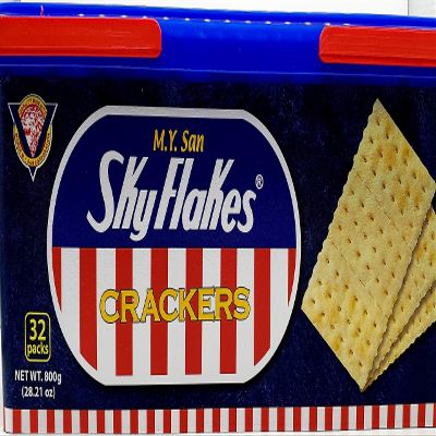 M.Y. San SkyFlakes Philippino Crackers 32 Packs 800g - 10 pack