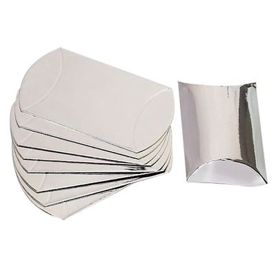 homeemoh 10 Pcs Mini Pillow Candy Boxes, Small Kraft Paper Boxes Wedding Favor Boxes Gift Boxes for Wedding Birthday Party Festival,11