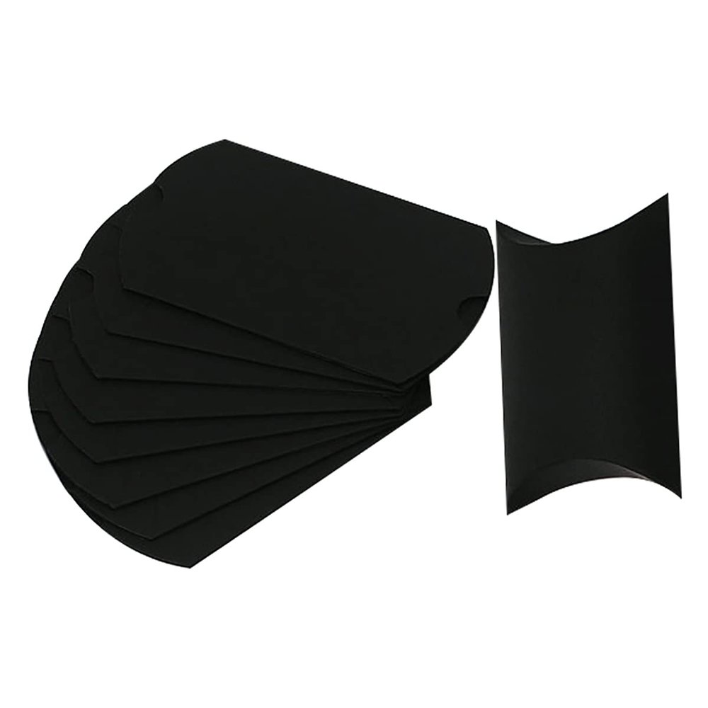 homeemoh 10 Pcs Mini Pillow Candy Boxes, Small Kraft Paper Boxes Wedding Favor Boxes Gift Boxes for Wedding Birthday Party Festival,08