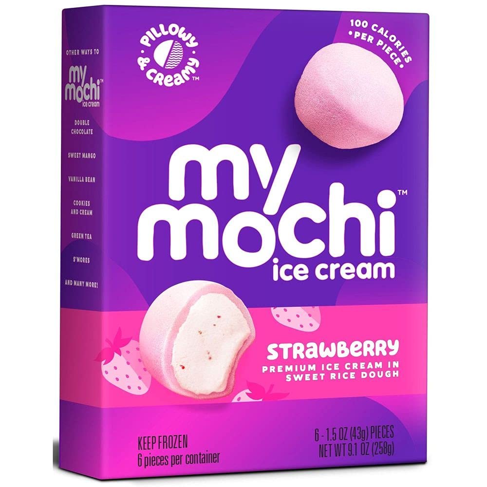 My Mochi Ripe Strawberry Ice Cream, 9.1 Ounce - 12 per case.