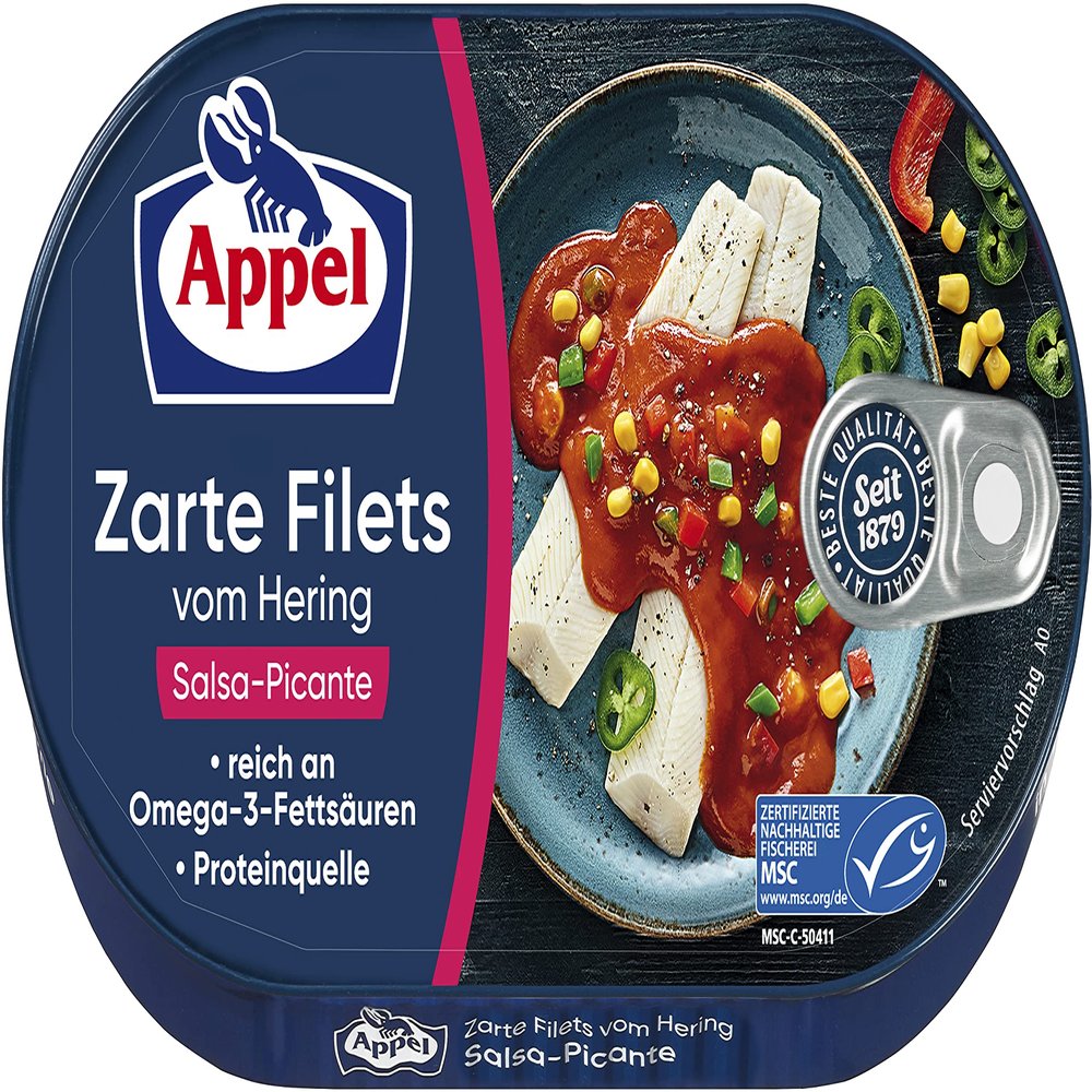 Appel Herring Filets in Salsa Picante Sauce 200g