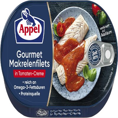 Appel Makrel Fillets in Tomato Cream Sauce 200g